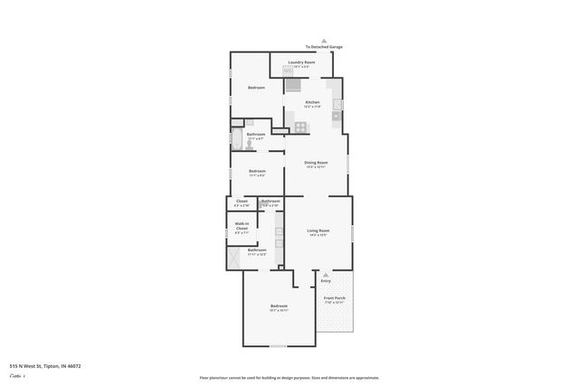 515 N West Street, Tipton, IN 46072