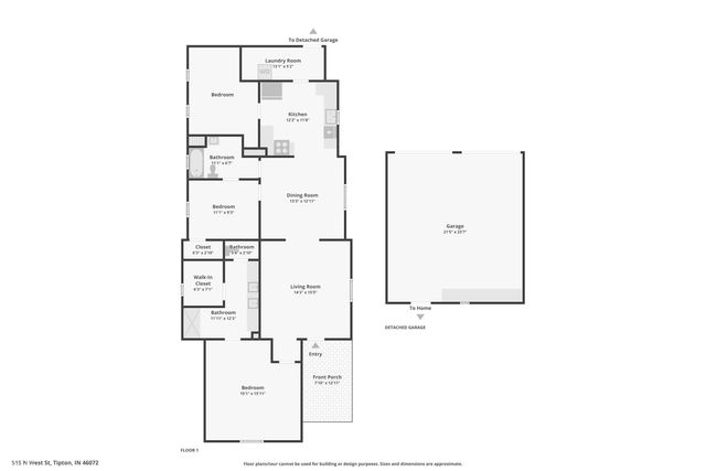 515 N West Street, Tipton, IN 46072