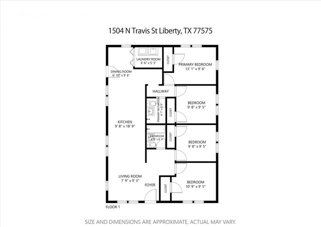 1504 N Travis Street, Liberty, TX 77575