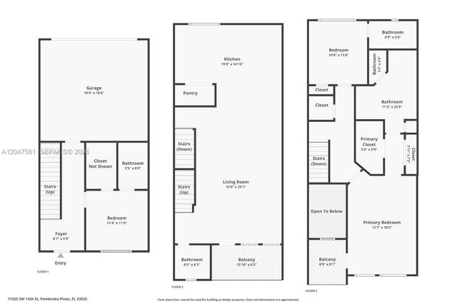 11355 SW 14th St, Pembroke Pines, FL 33025