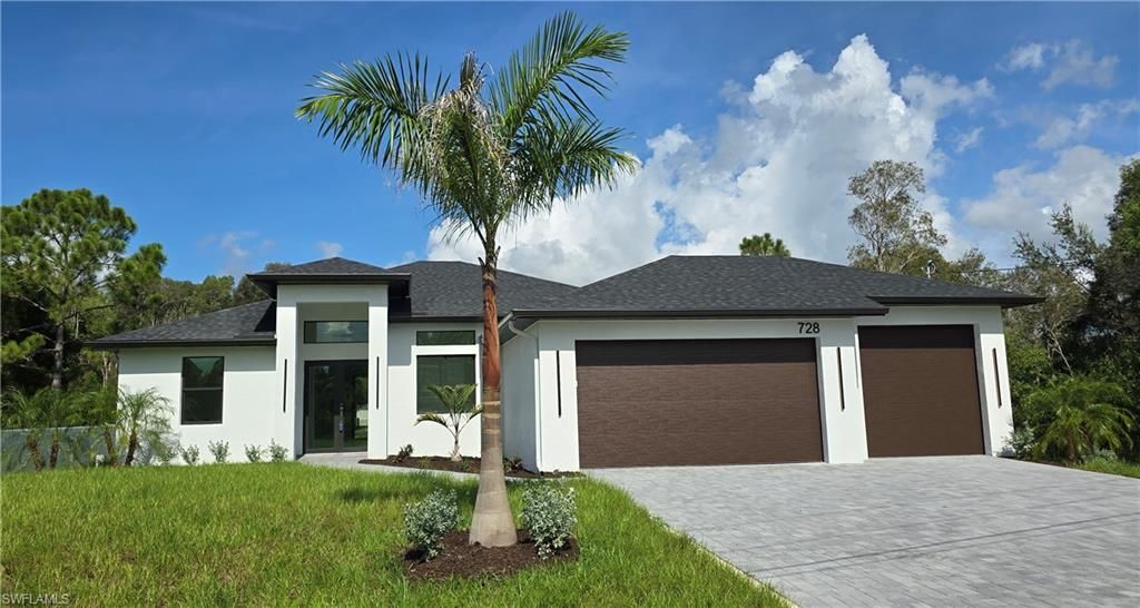 728 La Plata AVE, LEHIGH ACRES, FL 33974 — exterior
