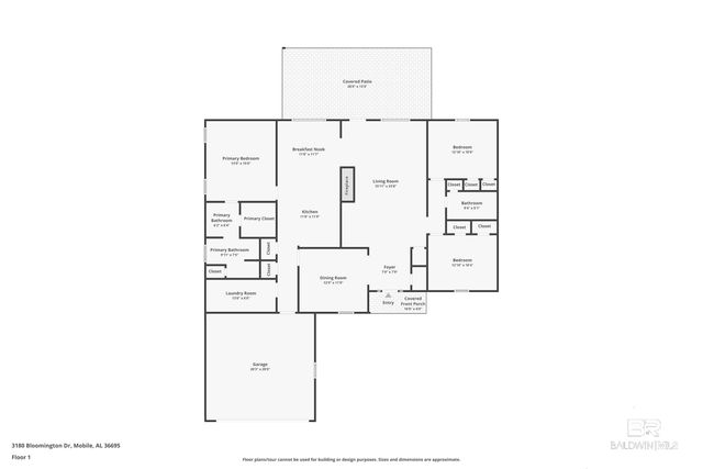 3180 Bloomington Drive, Mobile, AL 36695