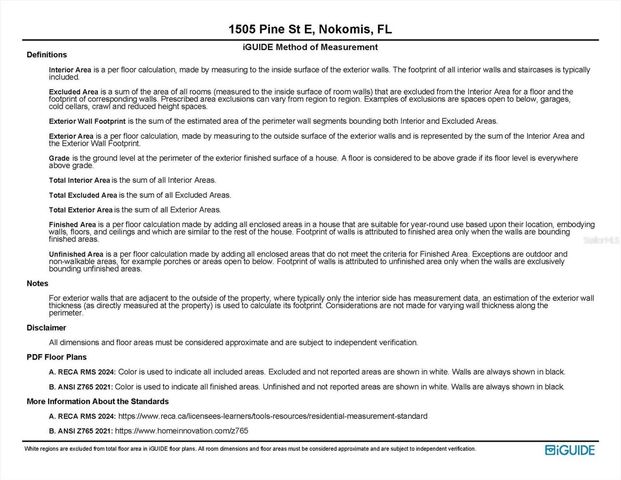 1505 PINE STREET E, Nokomis, FL 34275