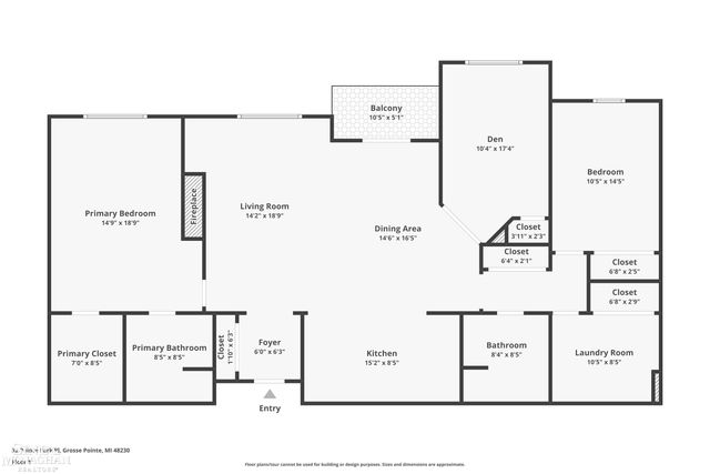 32 Pointe Park Place, Grosse Pointe Park, MI 48230