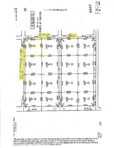 0 47 West, Lancaster, CA 93536