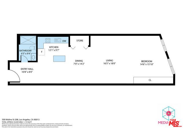 500 Molino Street 208, Los Angeles, CA 90013