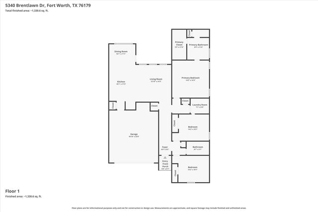 5340 Brentlawn Drive, Fort Worth, TX 76179