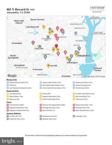 803 N HOWARD ST #333, Alexandria, VA 22304