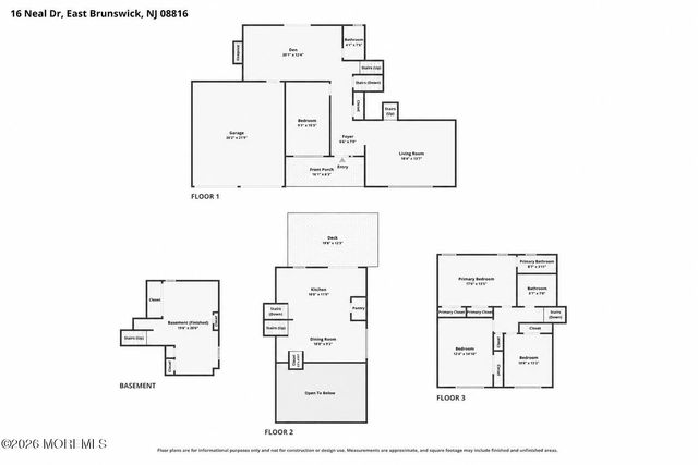 16 Neal Drive, East Brunswick, NJ 08816
