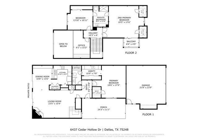 6437 Cedar Hollow Drive, Dallas, TX 75248