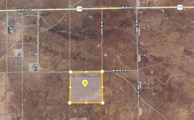 Cor Avenue D8 125 Stw, Lancaster, CA 93536