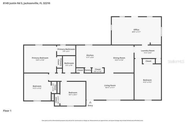 8149 JUSTIN ROAD S, Jacksonville, FL 32210