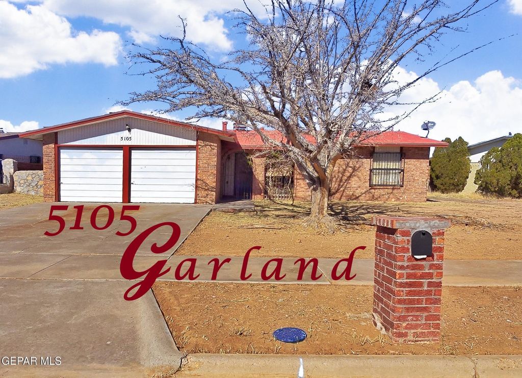 5105 GARLAND Lane, El Paso, TX 79924