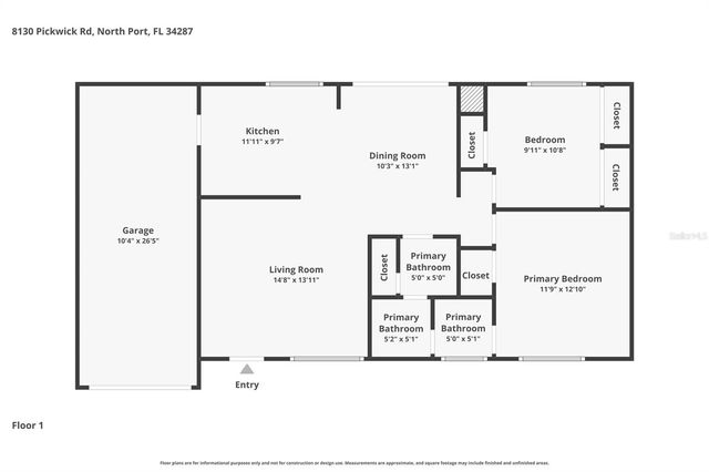 8130 PICKWICK ROAD, North Port, FL 34287