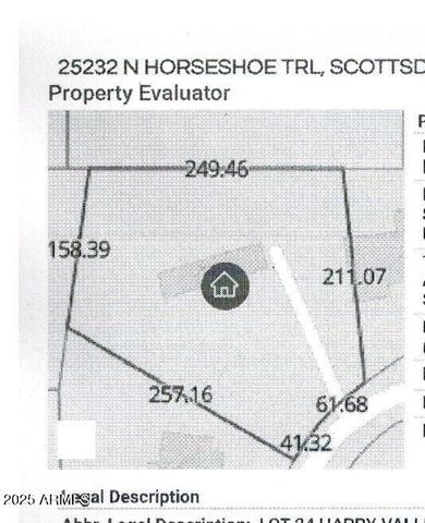 25232 N HORSESHOE Trail, Scottsdale, AZ 85255