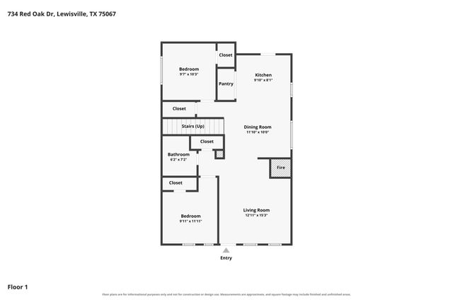 734 Red Oak Drive, Lewisville, TX 75067