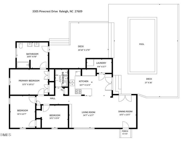 3305 Pinecrest Drive, Raleigh, NC 27609