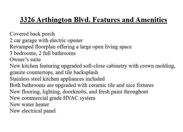 3326 Arthington Boulevard, Indianapolis, IN 46218