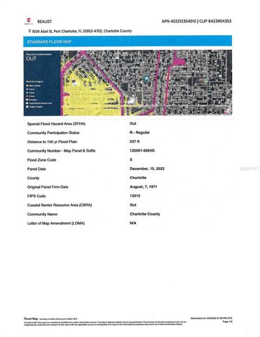 1509 ABEL STREET, Port Charlotte, FL 33952