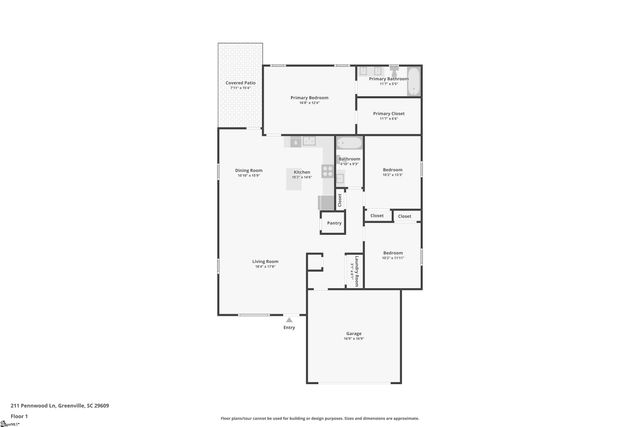 211 Pennwood Lane, Greenville, SC 29609