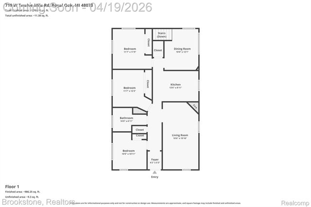 719 W 12 Mile Road, Royal Oak, MI 48073