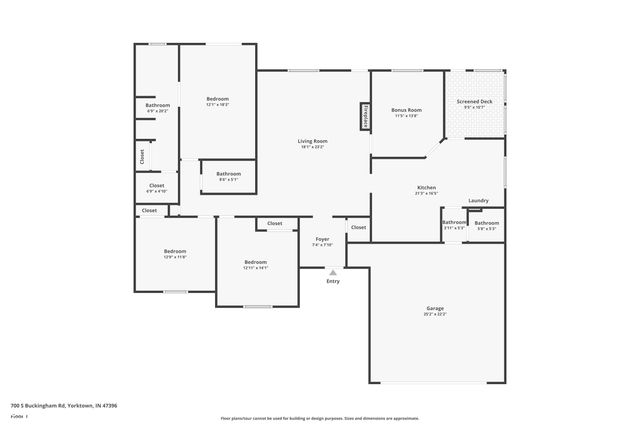 700 S Buckingham Road, Yorktown, IN 47396