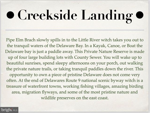 4 LOTS SOUTH LITTLE CREEK RD, Dover, DE 19901