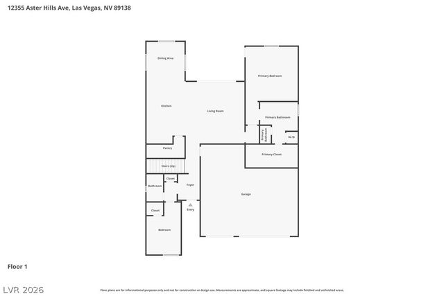 12355 Aster Hills Avenue, Las Vegas, NV 89138