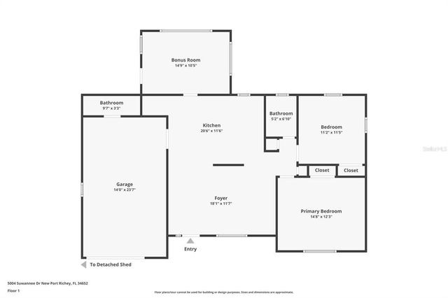 5004 SUWANNEE DRIVE, New Port Richey, FL 34652