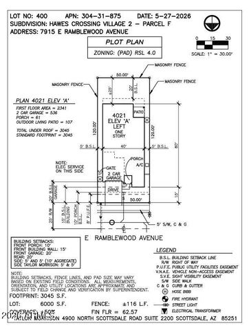 7915 E RAMBLEWOOD Avenue, Mesa, AZ 85212