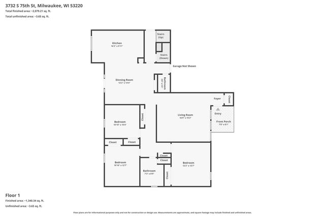 3732 S 75th STREET, Milwaukee, WI 53220
