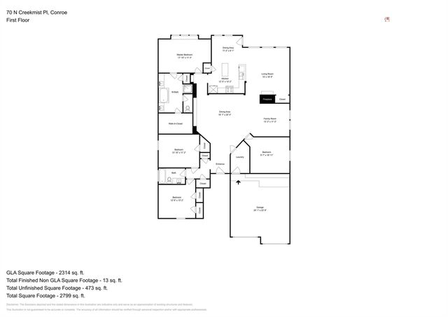 70 N Creekmist Place, Conroe, TX 77385
