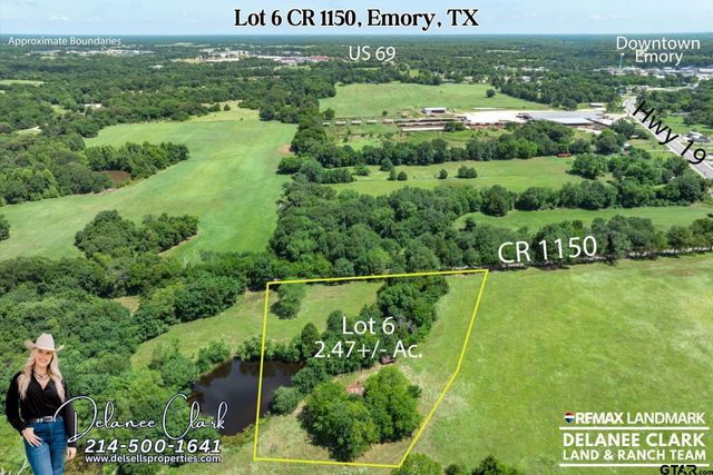 Lot 6 RS CR 1150, Emory, TX 75440
