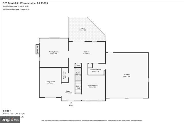 320 DANIEL ST, Wernersville, PA 19565