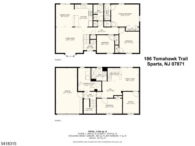 186 Tomahawk Trl, Byram Twp., NJ 07871