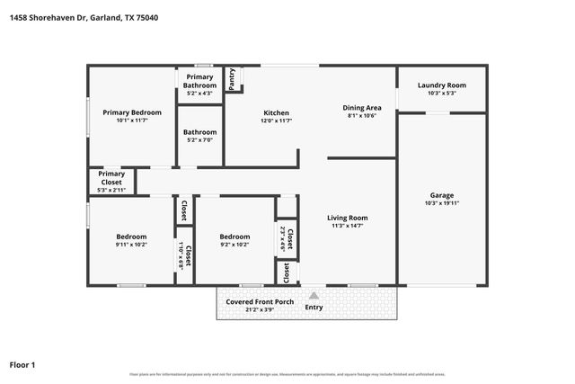 1458 Shorehaven Drive, Garland, TX 75040