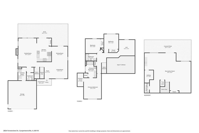 2834 Forestview Drive, Carpentersville, IL 60110