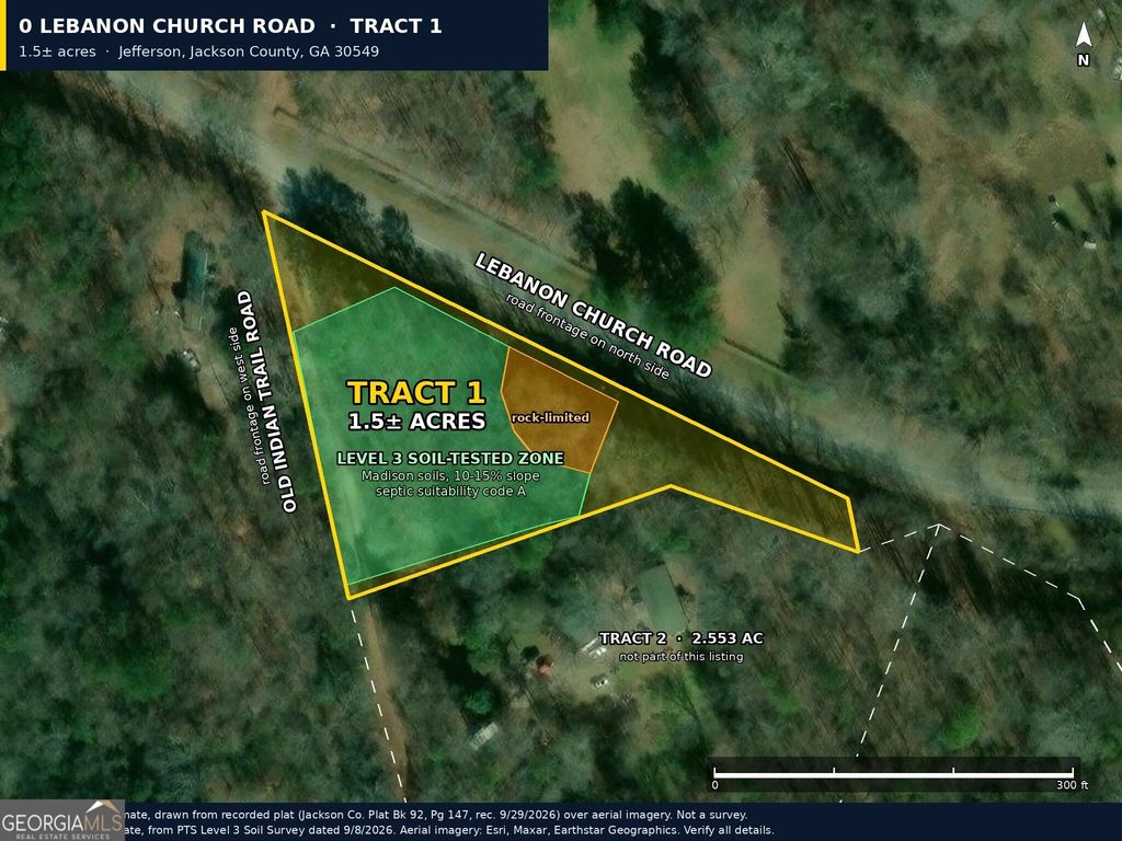 0 Lebanon Church Road TRACT 1, Jefferson, GA 30549 — exterior