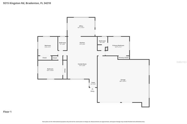 9215 KINGSTON ROAD, Bradenton, FL 34210