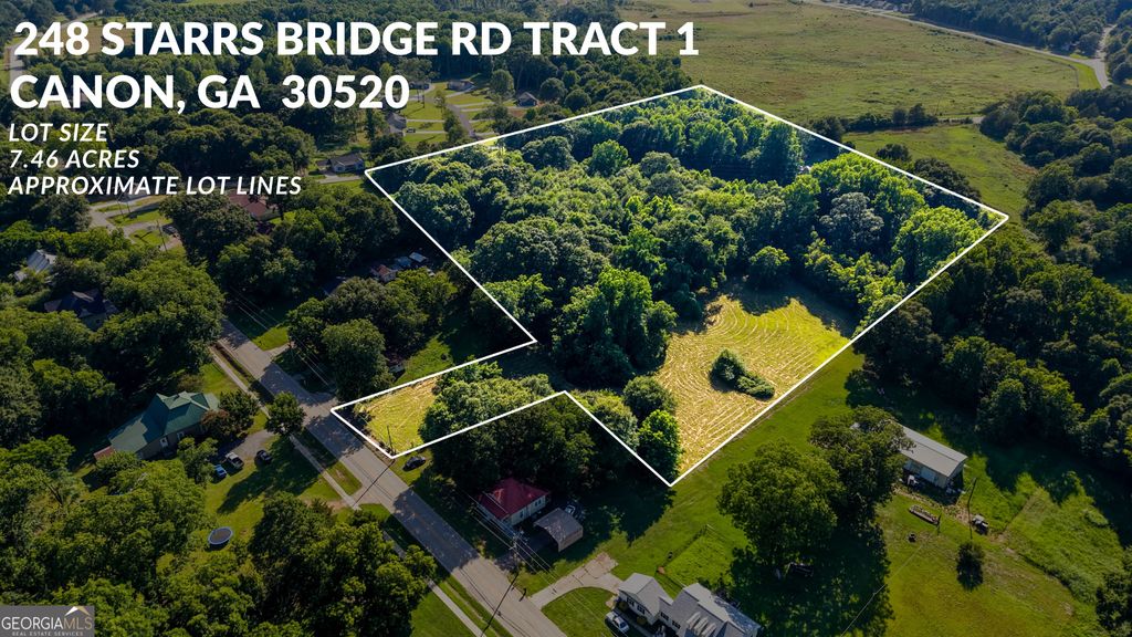 248 Starrs Bridge Road TRACT 1, Canon, GA 30520 — exterior