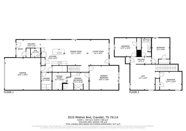 3533 Mildren Bend, Crandall, TX 75114