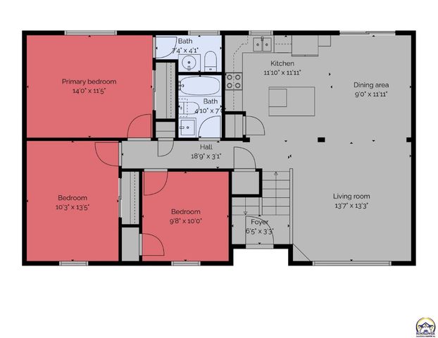 3347 SW Nottingham RD, Topeka, KS 66614