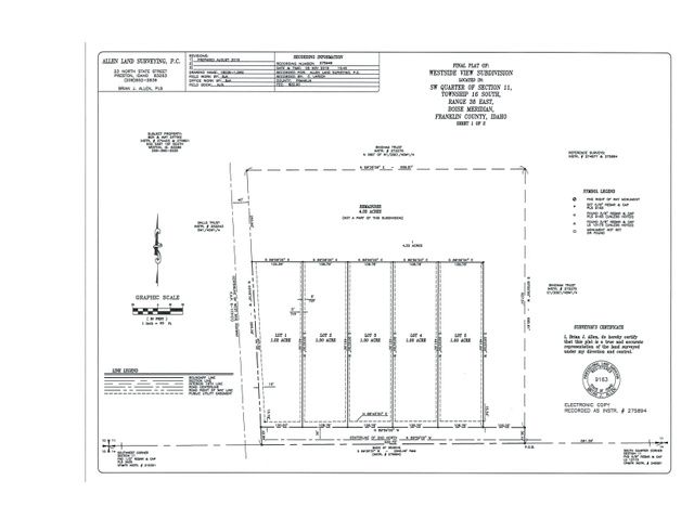 284 W 2ND, Weston, ID 83286