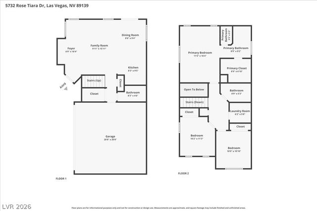 5732 Rose Tiara Drive, Las Vegas, NV 89139