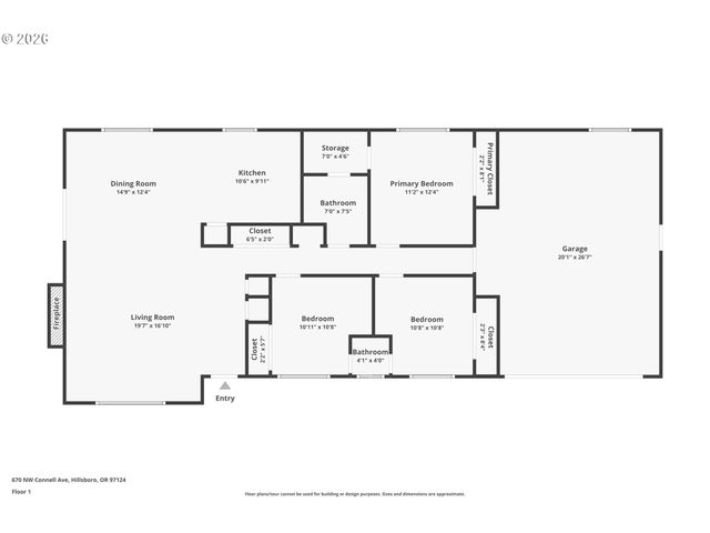 670 Nw CONNELL Ave, Hillsboro, OR 97124