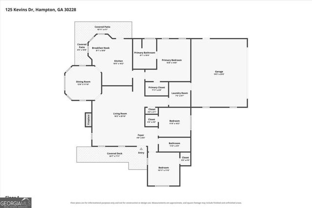 125 Kevins Drive, Hampton, GA 30228