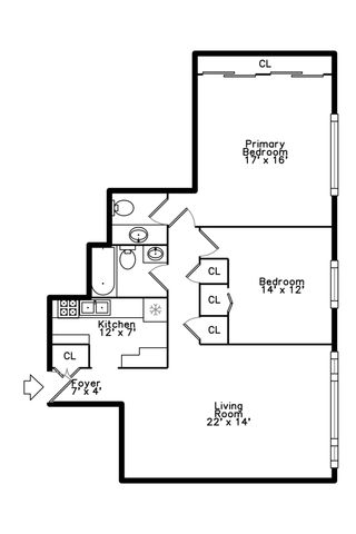 1100 Church Street 404, Evanston, IL 60201