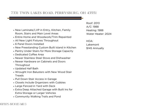 7331 Twin Lakes Road, Perrysburg, OH 43551