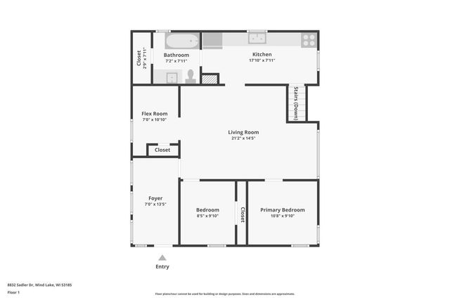 8832 Sadler DRIVE, Waterford, WI 53185