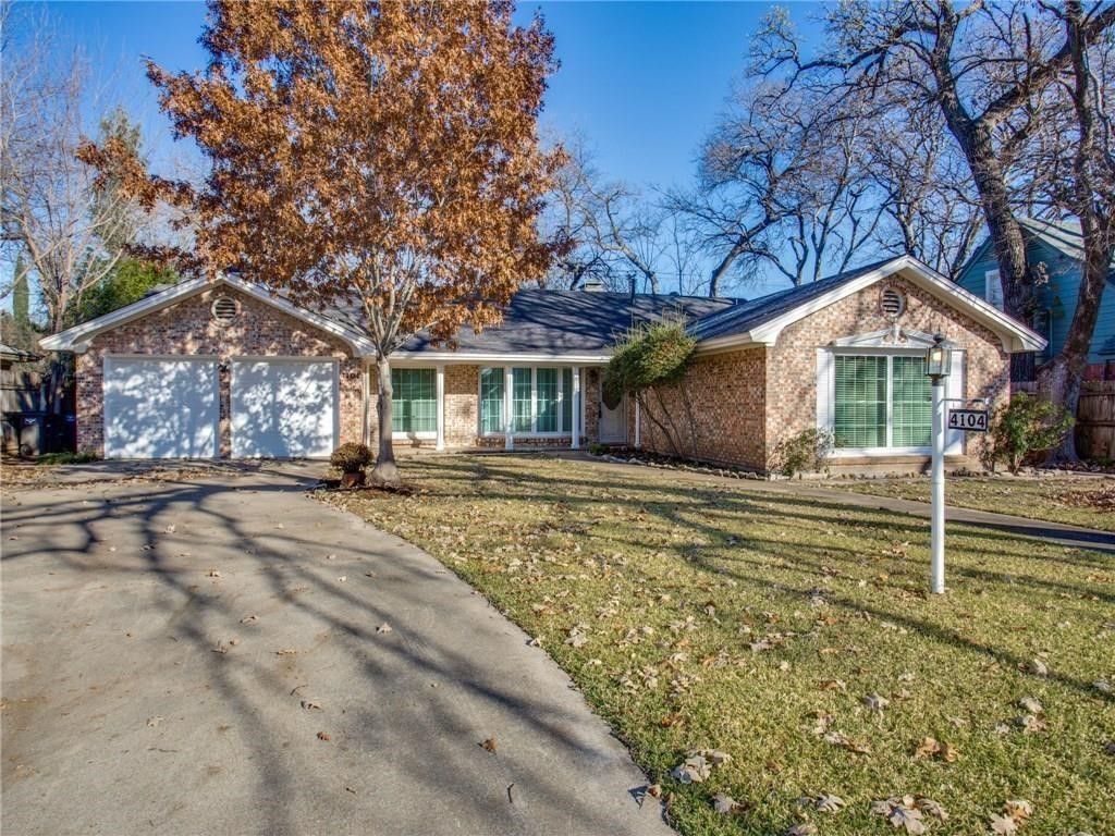 4104 Hartwood Drive, Fort Worth, TX 76109